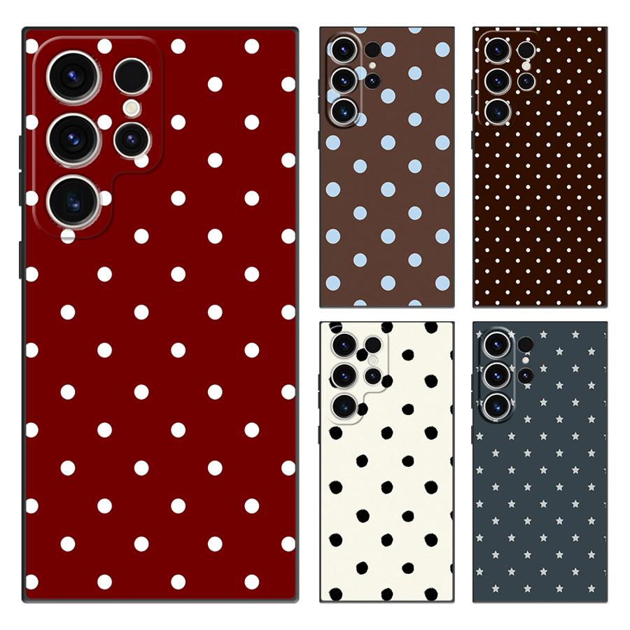 Retro Polka Dots Funda Phone C - Computer Case recension och pris