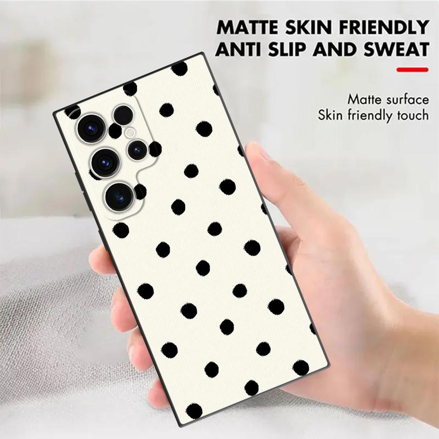 Retro Polka Dots Funda Phone C - Computer Case recension och pris