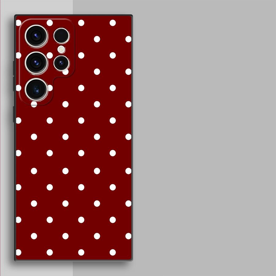 Retro Polka Dots Funda Phone C - Computer Case recension och pris