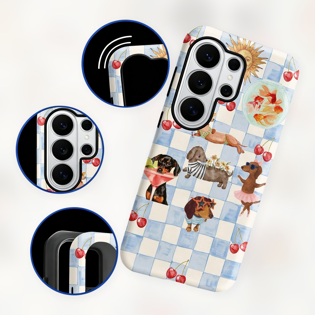 Funny Dogs Summer 2-in-1 Dual- - Computer Case recension och pris
