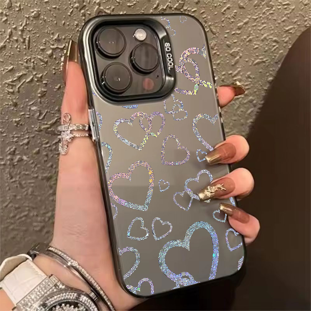 Colorful Heart Print Case For  - Matte Pc Case recension och pris