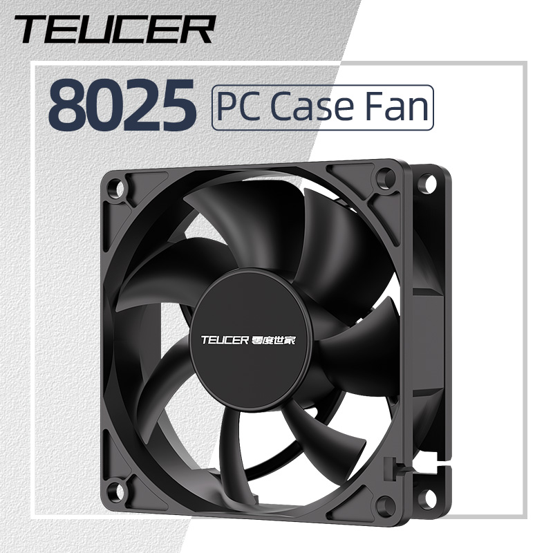 Teucer 8025 PC Case Fan 12V  B - Pc Chassis recension och pris